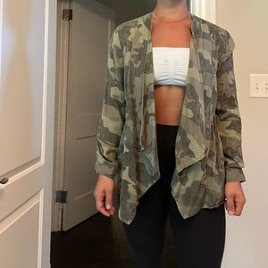 Camo cardigan